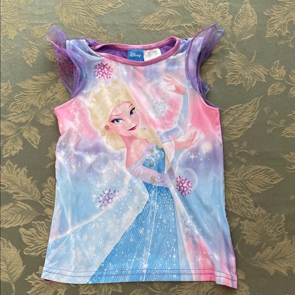 Disney Frozen Kids Tank Top - Pink and Blue